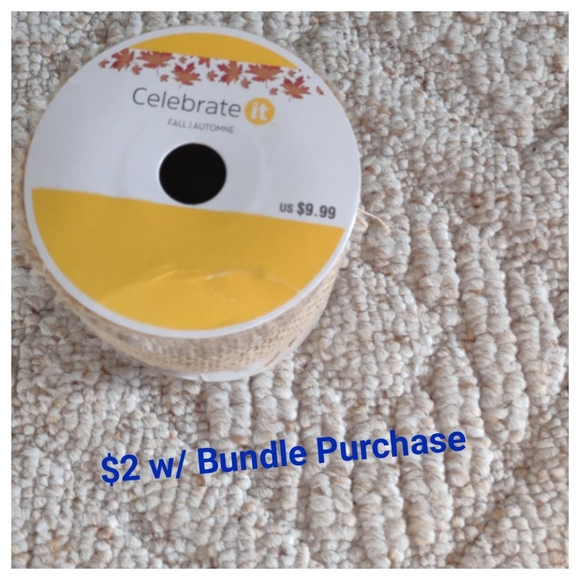 Burlap Ribbon - Picture 2 of 9